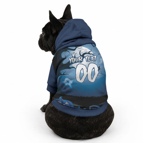 Custom Halloween Sydney Roosters Pet Hoodie Spooky Australia Mascot Rugby