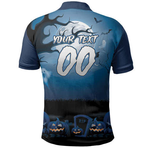 Custom Halloween Sydney Roosters Polo Shirt Spooky Australia Mascot Rugby