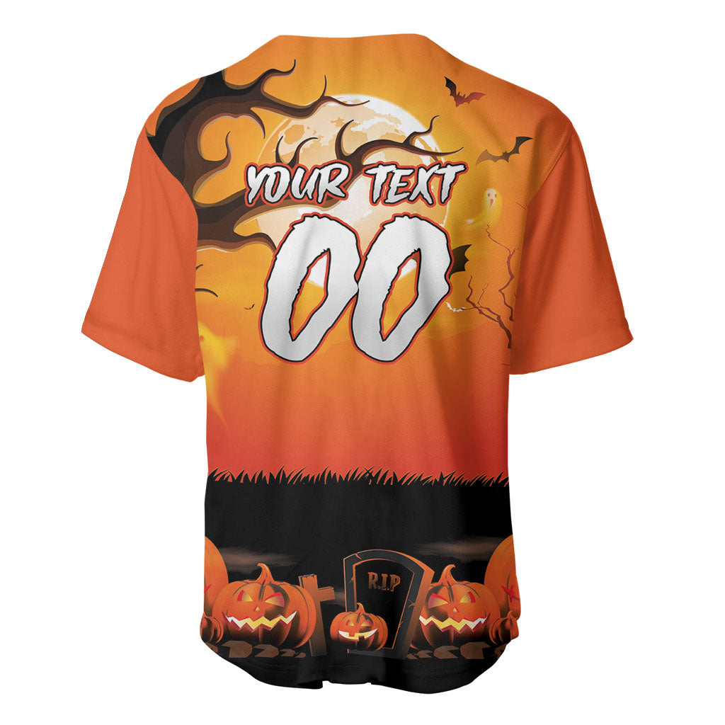 Custom Halloween Wests Tigers Baseball Jersey Spooky Australia Mascot Rugby