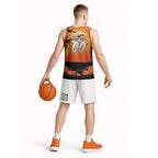 Custom Halloween Wests Tigers Basketball Jersey Spooky Australia Mascot Rugby