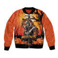 Custom Halloween Wests Tigers Bomber Jacket Spooky Australia Mascot Rugby