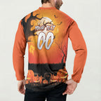 Custom Halloween Wests Tigers Button Sweatshirt Spooky Australia Mascot Rugby