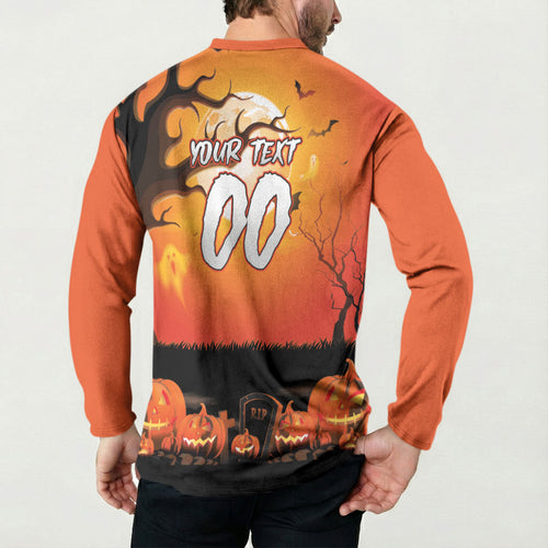 Custom Halloween Wests Tigers Button Sweatshirt Spooky Australia Mascot Rugby