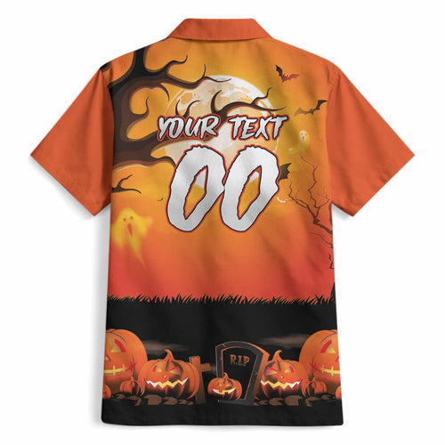 Custom Halloween Wests Tigers Hawaiian Shirt Spooky Australia Mascot Rugby