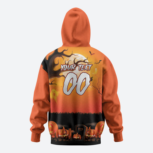 Custom Halloween Wests Tigers Hoodie Spooky Australia Mascot Rugby