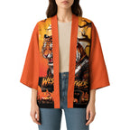 Custom Halloween Wests Tigers Kimono Spooky Australia Mascot Rugby