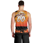Custom Halloween Wests Tigers Men Tank Top Spooky Australia Mascot Rugby