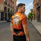 Custom Halloween Wests Tigers Zipper Polo Shirt Spooky Australia Mascot Rugby