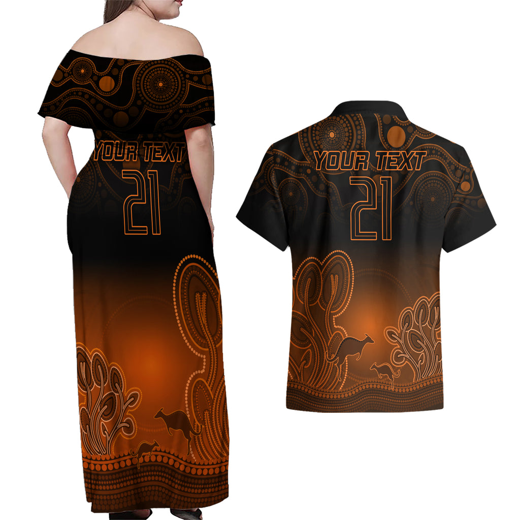 custom-australia-wallabies-rugby-couples-matching-off-shoulder-maxi-dress-and-hawaiian-shirt-the-starry-night-indigenous
