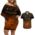 custom-australia-wallabies-rugby-couples-matching-off-shoulder-short-dress-and-hawaiian-shirt-the-starry-night-indigenous