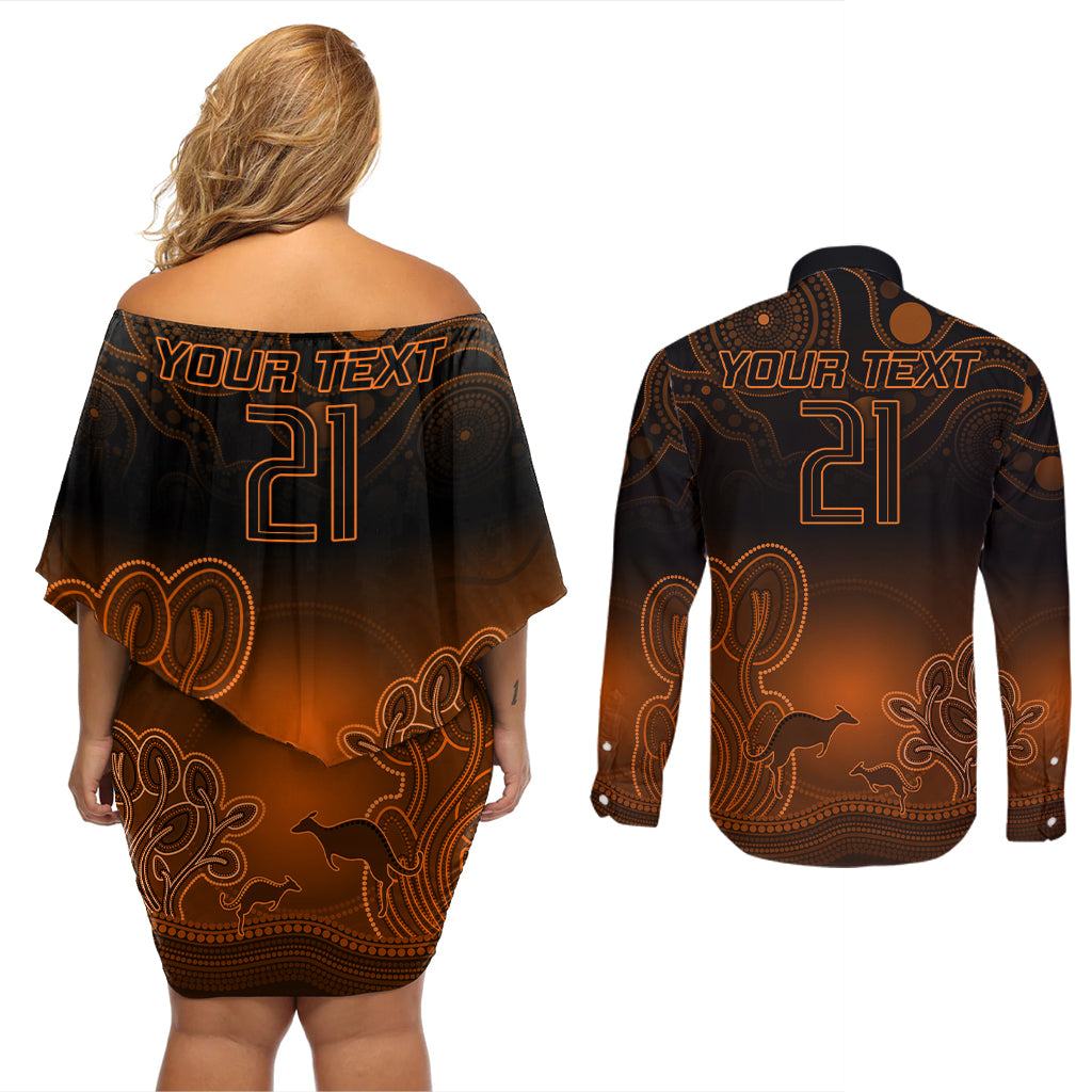 custom-australia-wallabies-rugby-couples-matching-off-shoulder-short-dress-and-long-sleeve-button-shirt-the-starry-night-indigenous