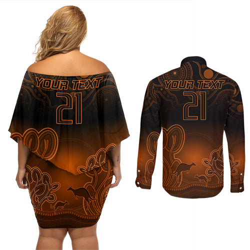 custom-australia-wallabies-rugby-couples-matching-off-shoulder-short-dress-and-long-sleeve-button-shirt-the-starry-night-indigenous