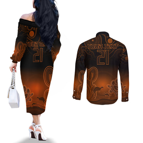 custom-australia-wallabies-rugby-couples-matching-off-the-shoulder-long-sleeve-dress-and-long-sleeve-button-shirt-the-starry-night-indigenous
