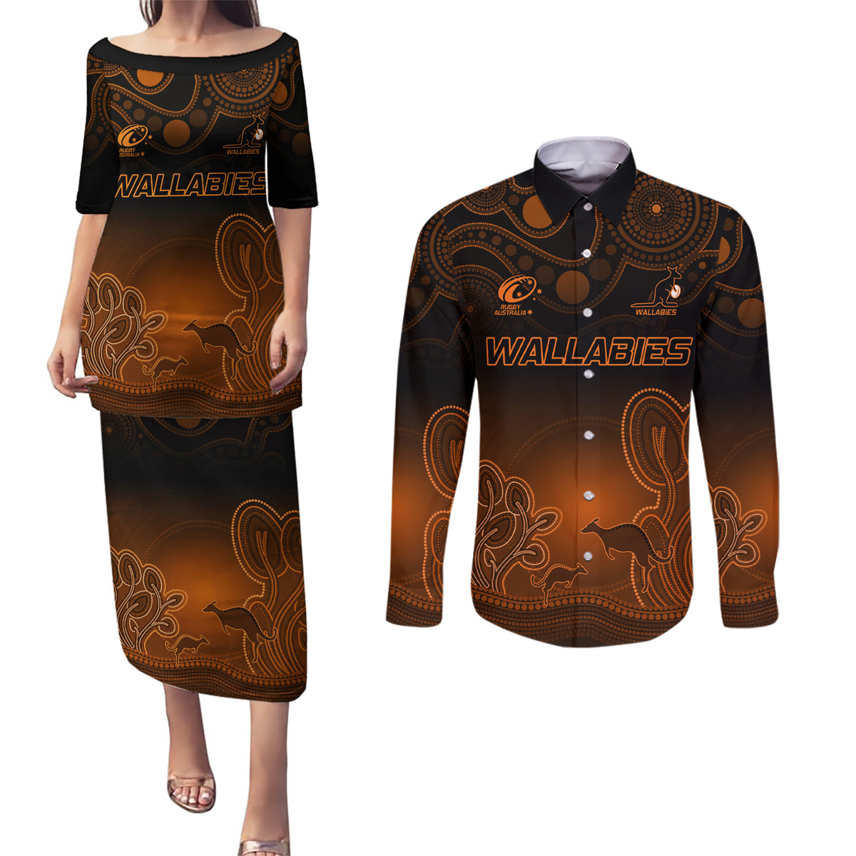 custom-australia-wallabies-rugby-couples-matching-puletasi-dress-and-long-sleeve-button-shirt-the-starry-night-indigenous