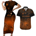 custom-australia-wallabies-rugby-couples-matching-short-sleeve-bodycon-dress-and-hawaiian-shirt-the-starry-night-indigenous