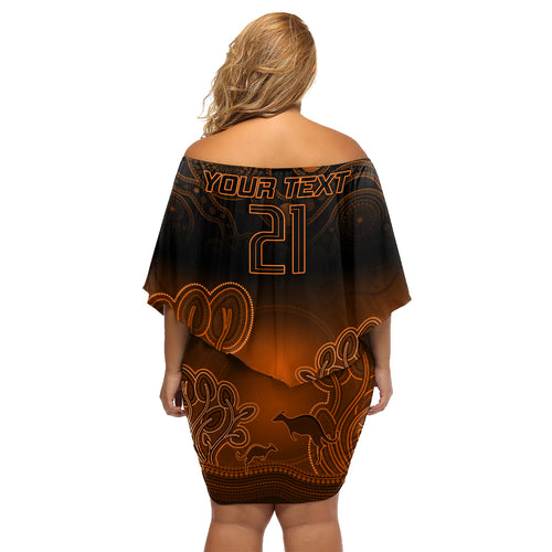 custom-australia-wallabies-rugby-family-matching-off-shoulder-short-dress-and-hawaiian-shirt-the-starry-night-indigenous