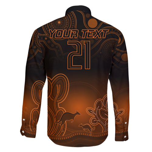 custom-australia-wallabies-rugby-family-matching-short-sleeve-bodycon-dress-and-hawaiian-shirt-the-starry-night-indigenous