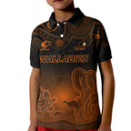 custom-australia-wallabies-rugby-kid-polo-shirt-the-starry-night-indigenous