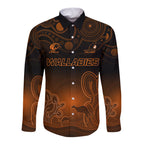 custom-australia-wallabies-rugby-long-sleeve-button-shirt-the-starry-night-indigenous
