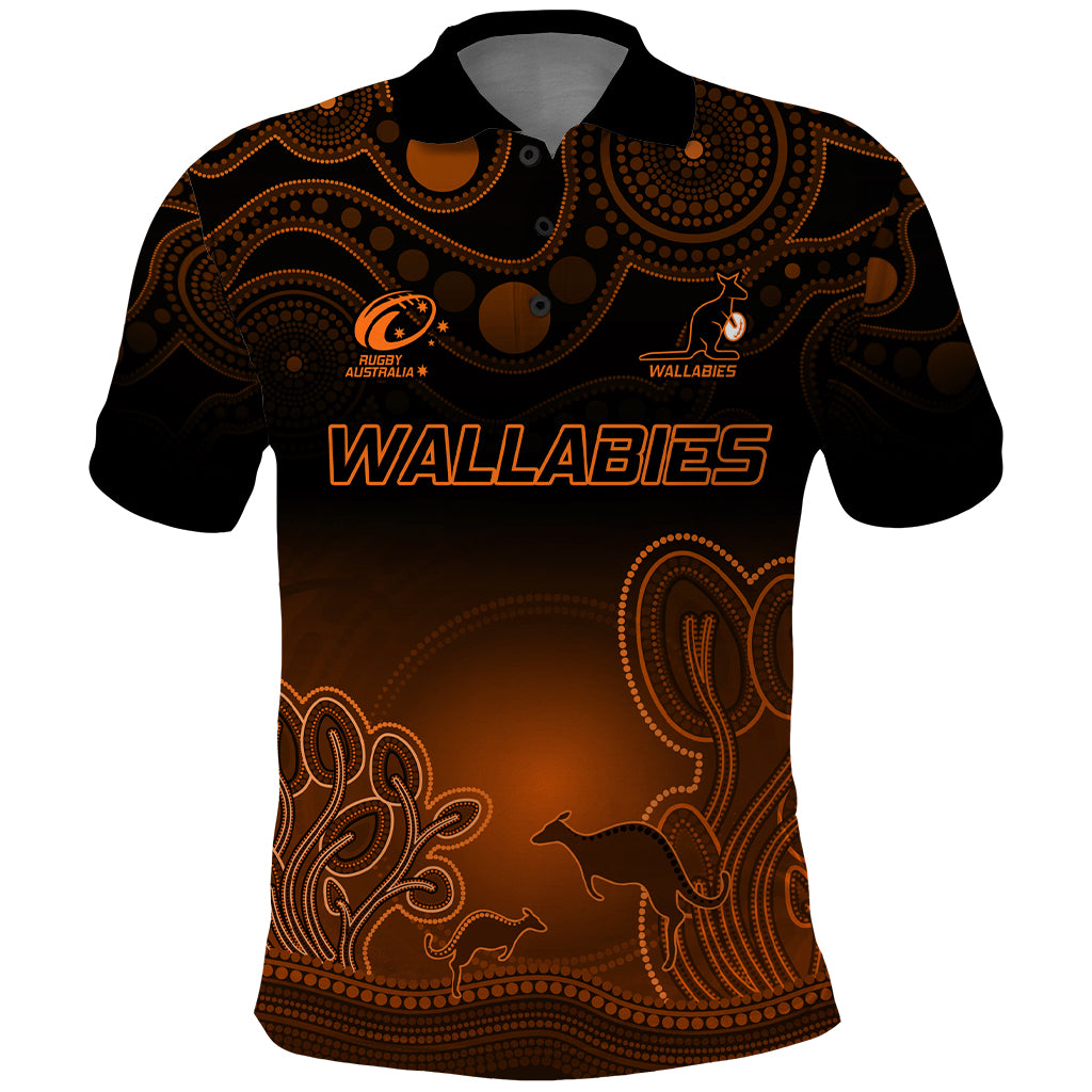 custom-australia-wallabies-rugby-polo-shirt-the-starry-night-indigenous