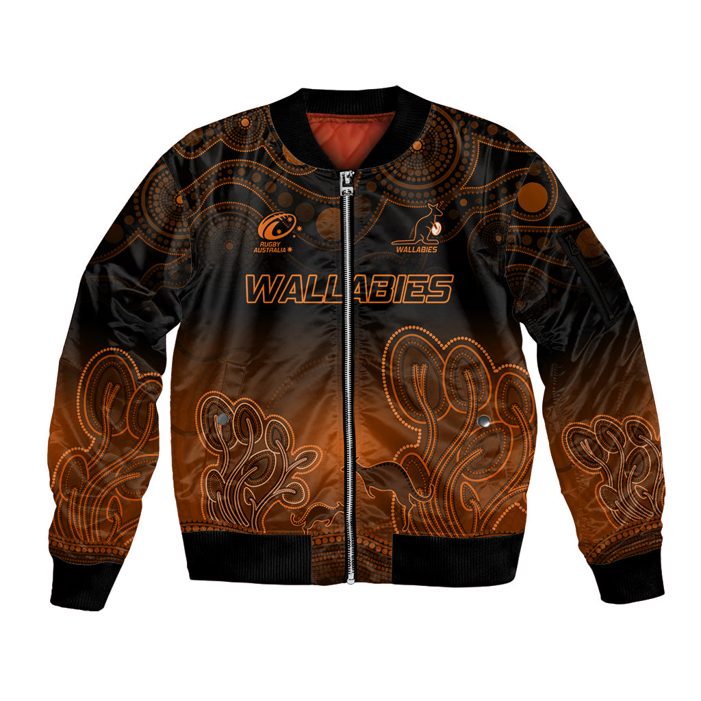 custom-australia-wallabies-rugby-sleeve-zip-bomber-jacket-the-starry-night-indigenous