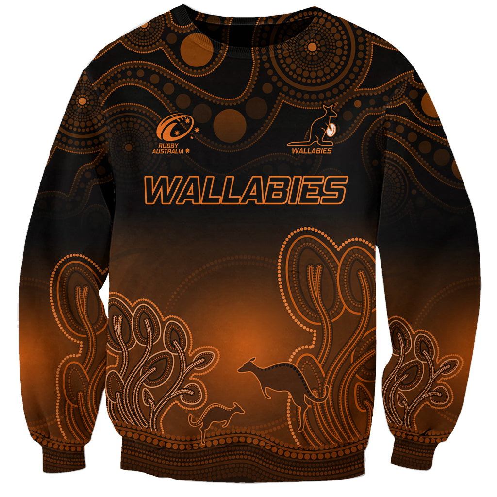 custom-australia-wallabies-rugby-sweatshirt-the-starry-night-indigenous