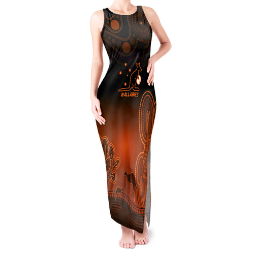 custom-australia-wallabies-rugby-tank-maxi-dress-the-starry-night-indigenous