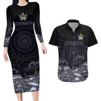 custom-cowboys-rugby-couples-matching-long-sleeve-bodycon-dress-and-hawaiian-shirt-the-starry-night-indigenous