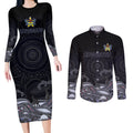 custom-cowboys-rugby-couples-matching-long-sleeve-bodycon-dress-and-long-sleeve-button-shirt-the-starry-night-indigenous