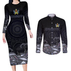 custom-cowboys-rugby-couples-matching-long-sleeve-bodycon-dress-and-long-sleeve-button-shirt-the-starry-night-indigenous