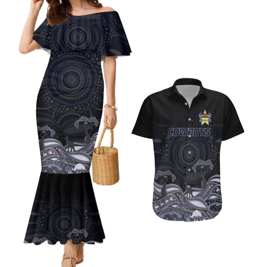 custom-cowboys-rugby-couples-matching-mermaid-dress-and-hawaiian-shirt-the-starry-night-indigenous