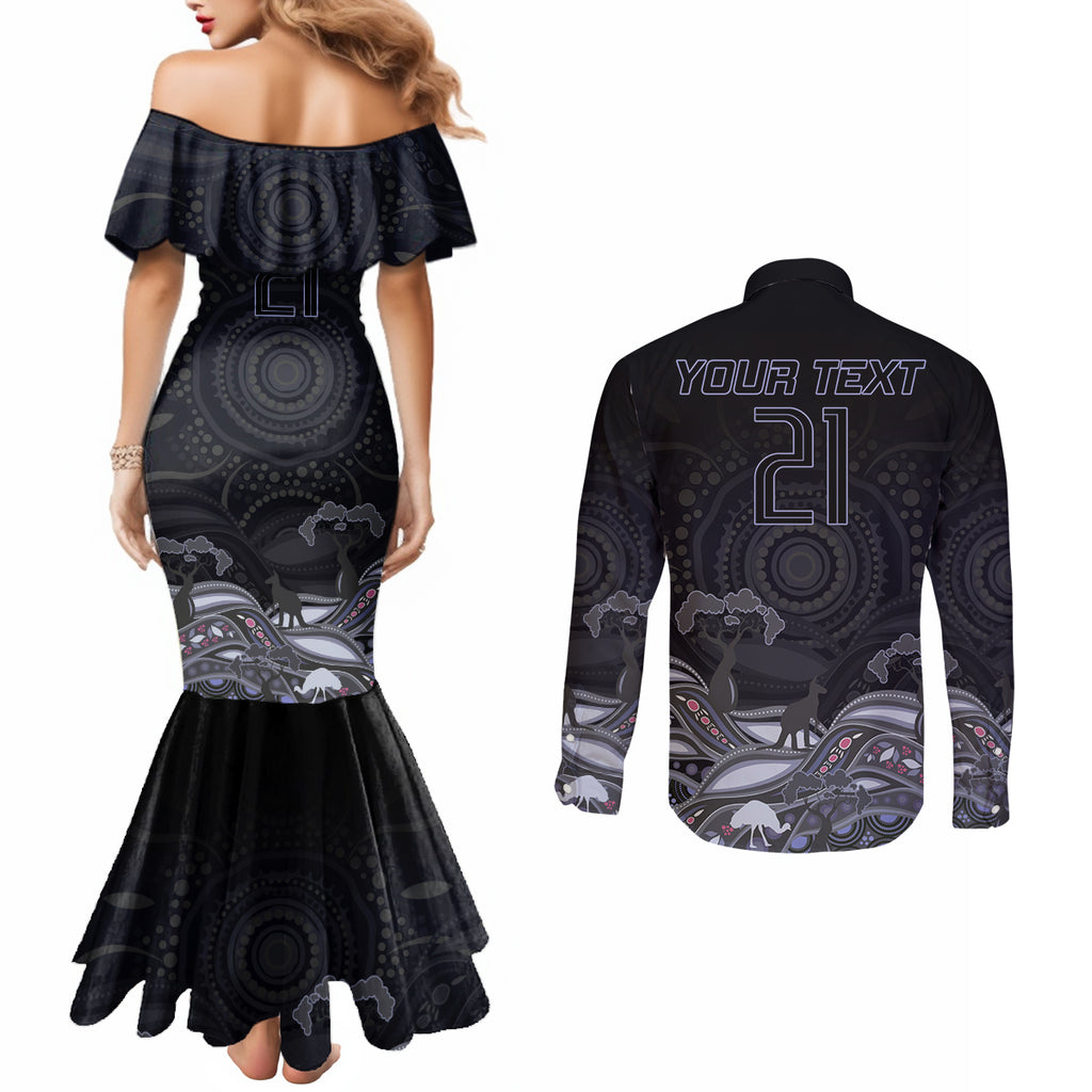 custom-cowboys-rugby-couples-matching-mermaid-dress-and-long-sleeve-button-shirt-the-starry-night-indigenous