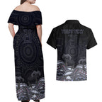 custom-cowboys-rugby-couples-matching-off-shoulder-maxi-dress-and-hawaiian-shirt-the-starry-night-indigenous