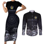 custom-cowboys-rugby-couples-matching-short-sleeve-bodycon-dress-and-long-sleeve-button-shirt-the-starry-night-indigenous