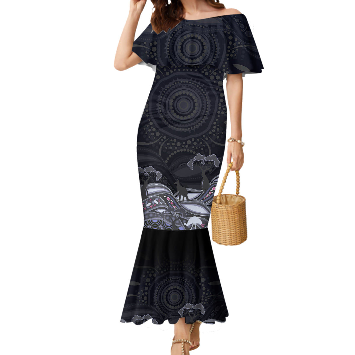custom-cowboys-rugby-mermaid-dress-the-starry-night-indigenous