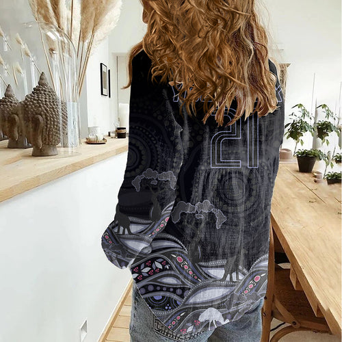 custom-cowboys-rugby-women-casual-shirt-the-starry-night-indigenous