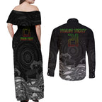 custom-panthers-rugby-couples-matching-off-shoulder-maxi-dress-and-long-sleeve-button-shirt-the-starry-night-indigenous