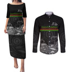 custom-panthers-rugby-couples-matching-puletasi-dress-and-long-sleeve-button-shirt-the-starry-night-indigenous
