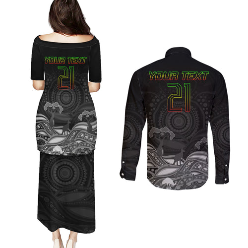 custom-panthers-rugby-couples-matching-puletasi-dress-and-long-sleeve-button-shirt-the-starry-night-indigenous