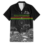 custom-panthers-rugby-family-matching-mermaid-dress-and-hawaiian-shirt-the-starry-night-indigenous