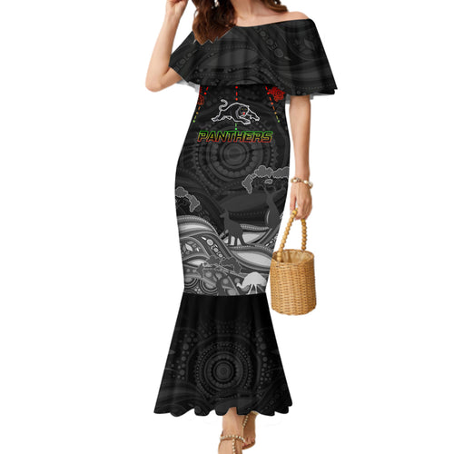 custom-panthers-rugby-family-matching-mermaid-dress-and-hawaiian-shirt-the-starry-night-indigenous
