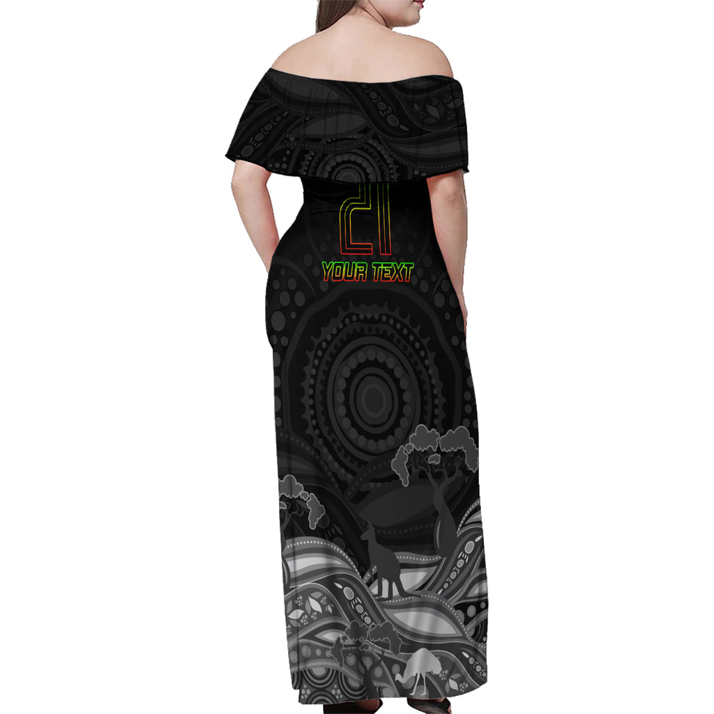 custom-panthers-rugby-family-matching-off-shoulder-maxi-dress-and-hawaiian-shirt-the-starry-night-indigenous
