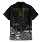 custom-panthers-rugby-family-matching-off-shoulder-short-dress-and-hawaiian-shirt-the-starry-night-indigenous
