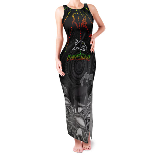 custom-panthers-rugby-family-matching-tank-maxi-dress-and-hawaiian-shirt-the-starry-night-indigenous