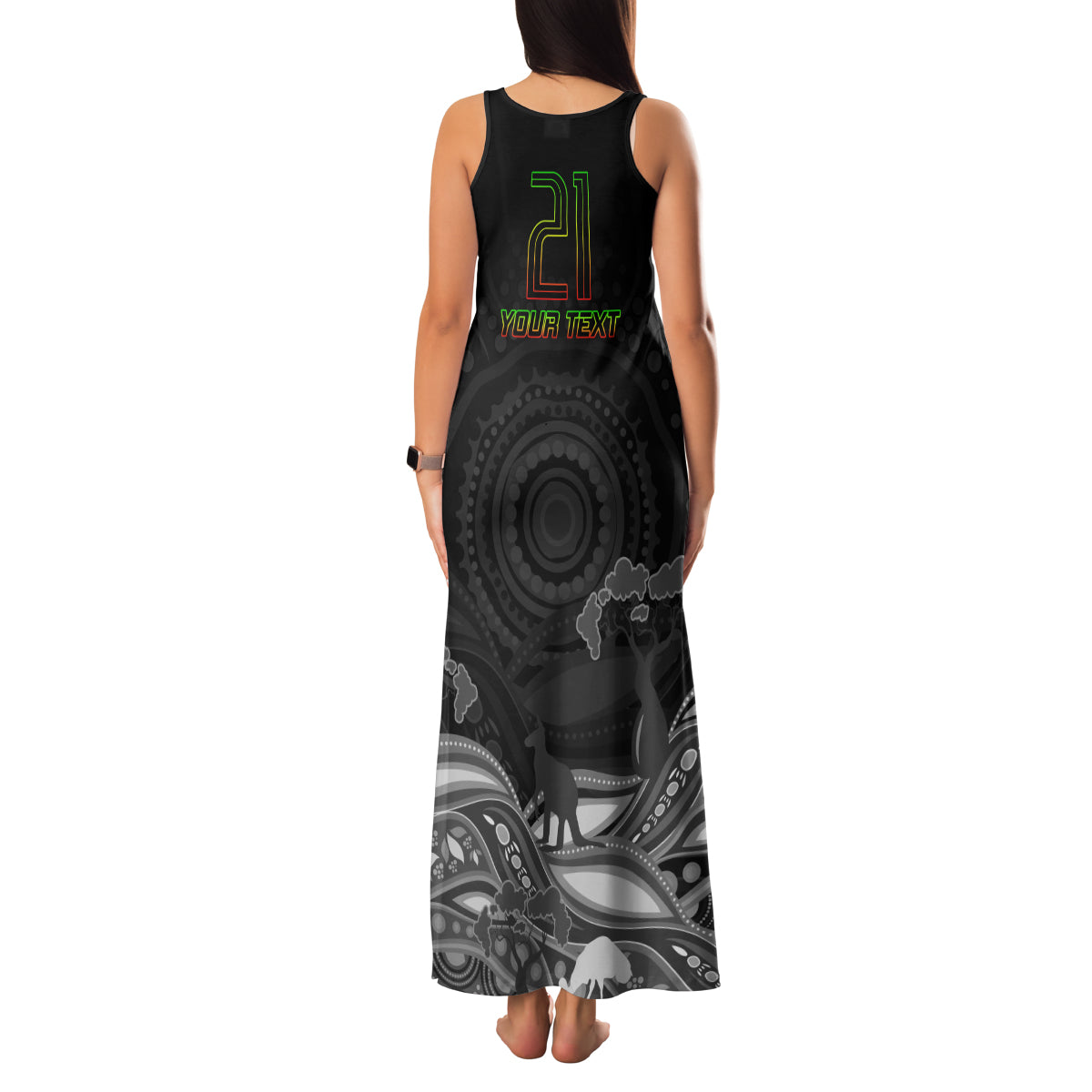 custom-panthers-rugby-family-matching-tank-maxi-dress-and-hawaiian-shirt-the-starry-night-indigenous