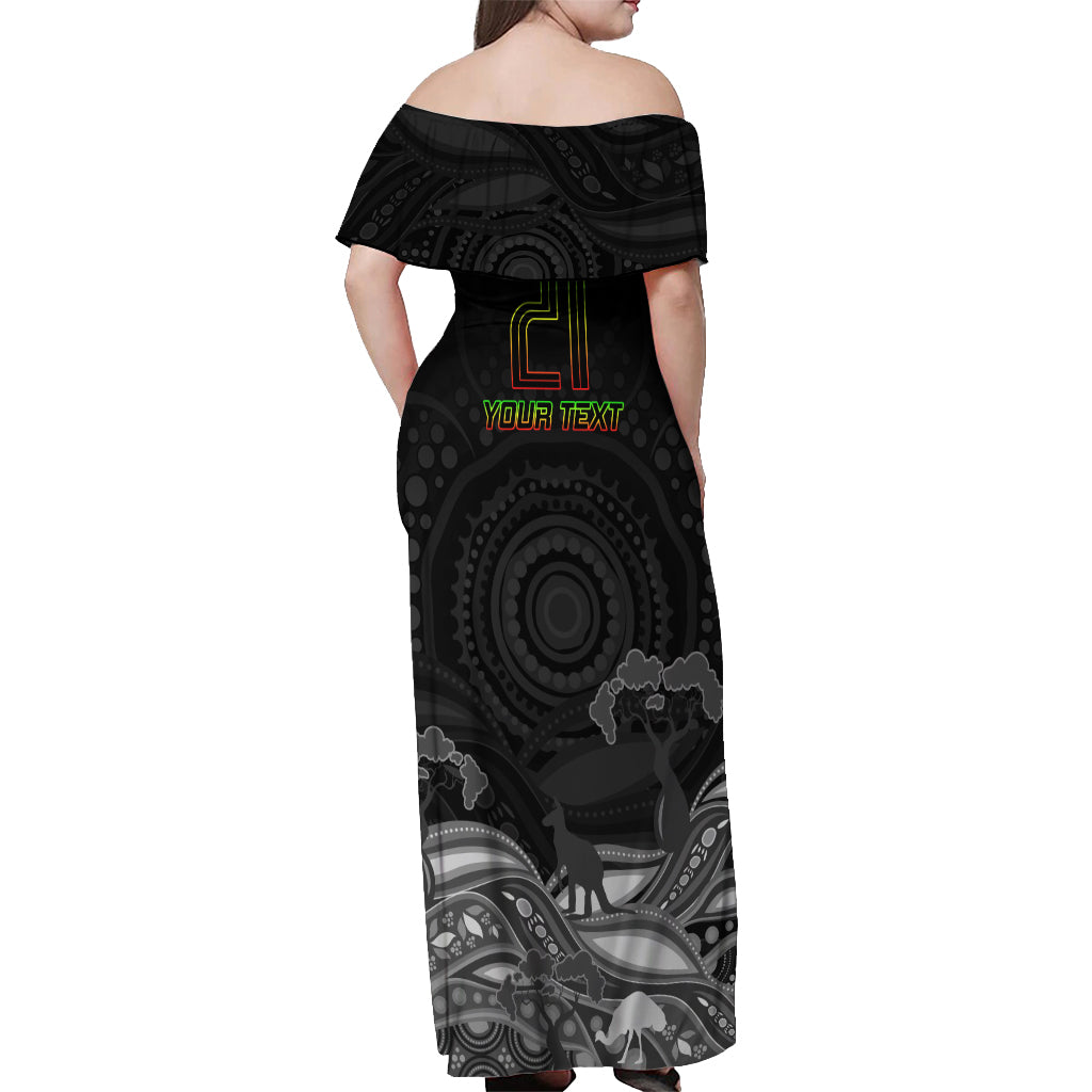 custom-panthers-rugby-off-shoulder-maxi-dress-the-starry-night-indigenous