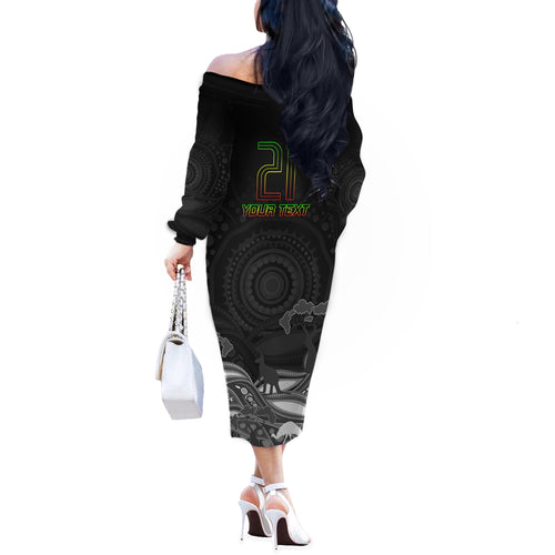 custom-panthers-rugby-off-the-shoulder-long-sleeve-dress-the-starry-night-indigenous