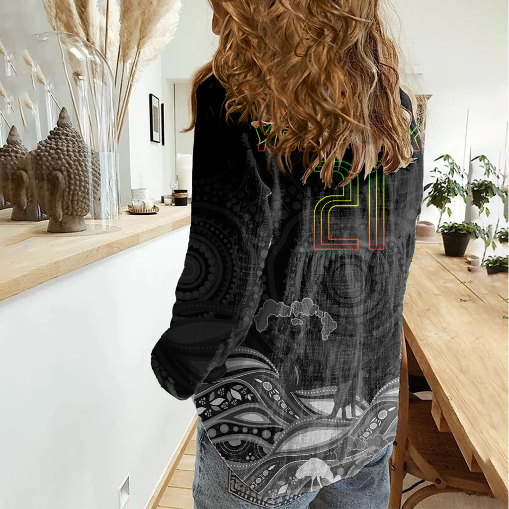 custom-panthers-rugby-women-casual-shirt-the-starry-night-indigenous