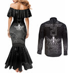 collingwood-football-couples-matching-mermaid-dress-and-long-sleeve-button-shirt-magpies-the-starry-night-indigenous