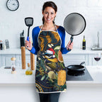 Aussie Honeyeaters Banksia Christmas Apron Aboriginal Dots Painting Blue Motif - Aussie Hoodie